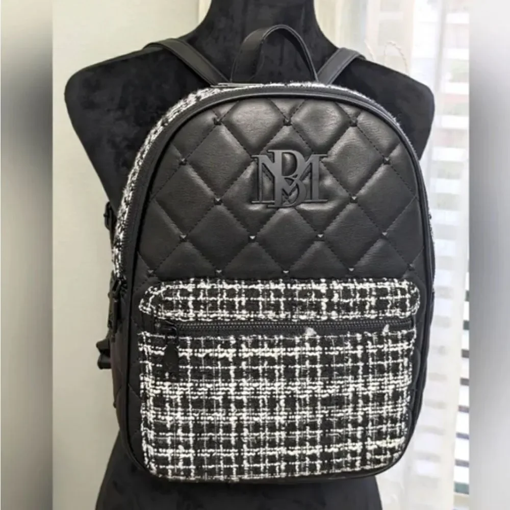 BADGLEY MISCHKA NWT DIAMOND QUILTED NYLON BACKPACK